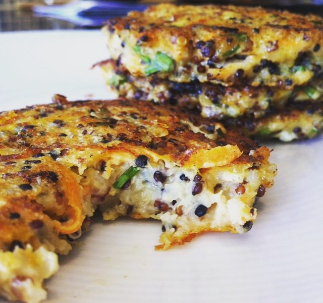Cheese and Quinoa Cakes